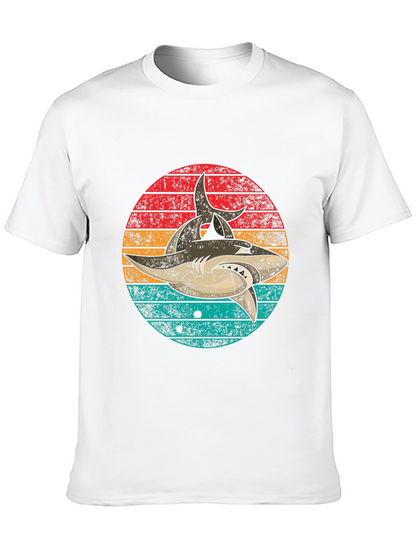Retro Shark Graphic T-Shirt