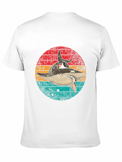 Retro Shark Graphic T-Shirt