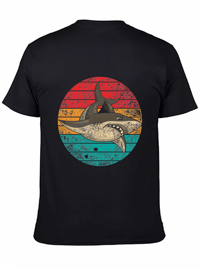 Retro Shark Graphic T-Shirt