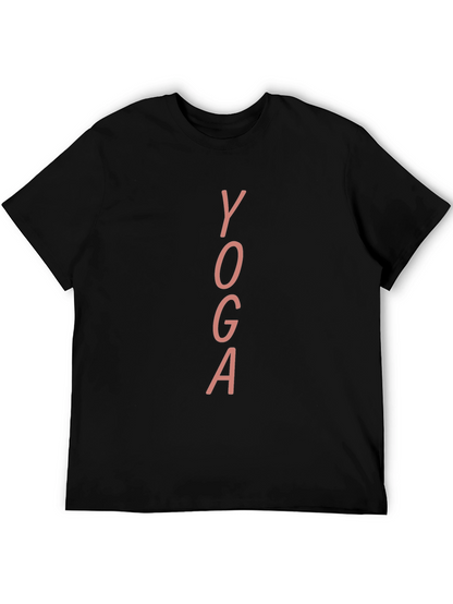 Yoga Graphic Tee - Black Stylish & Comfortable