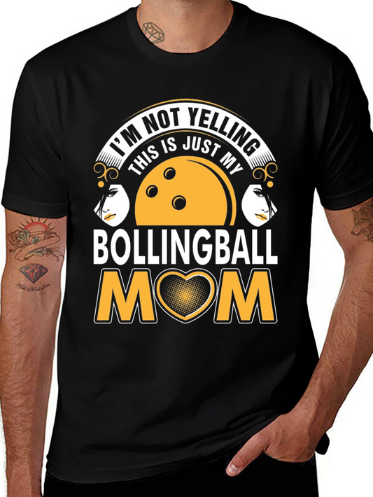 Bowling Ball Mom T-Shirt - Unique Graphic Tee
