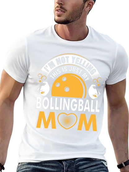 Bowling Ball Mom T-Shirt - Unique Graphic Tee