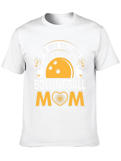 Bowling Ball Mom T-Shirt - Unique Graphic Tee