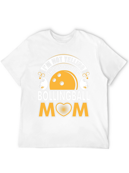 Bowling Ball Mom T-Shirt - Unique Graphic Tee