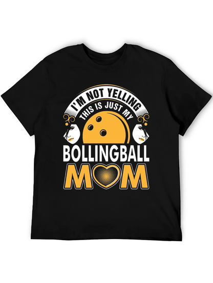 Bowling Ball Mom T-Shirt - Unique Graphic Tee