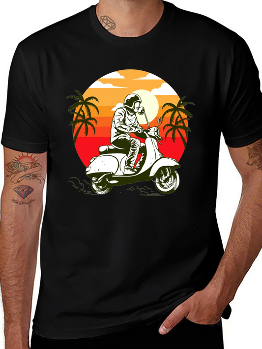 Retro Scooter T-Shirt - Vintage Style
