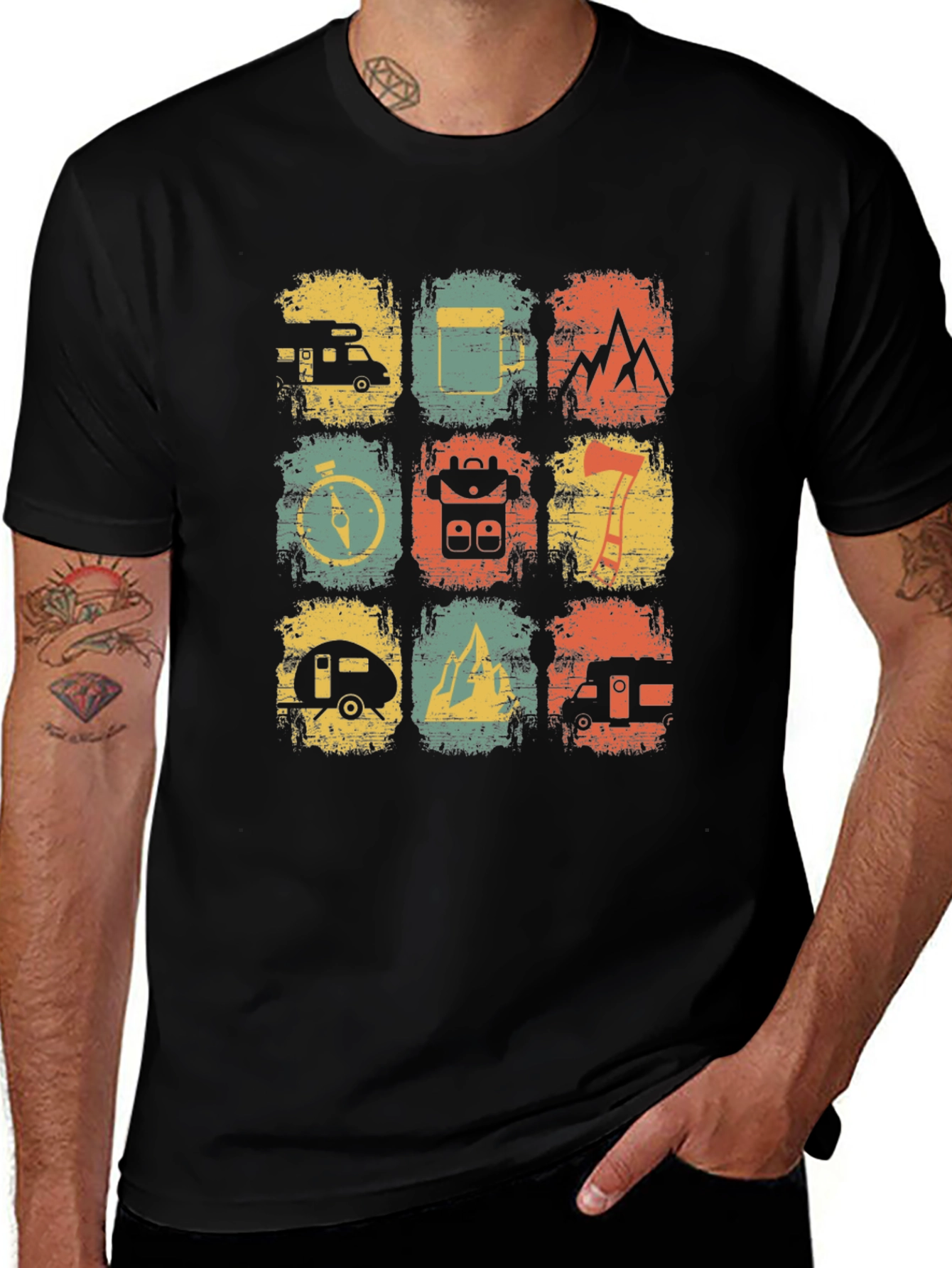 Retro Camping Adventure T-Shirt