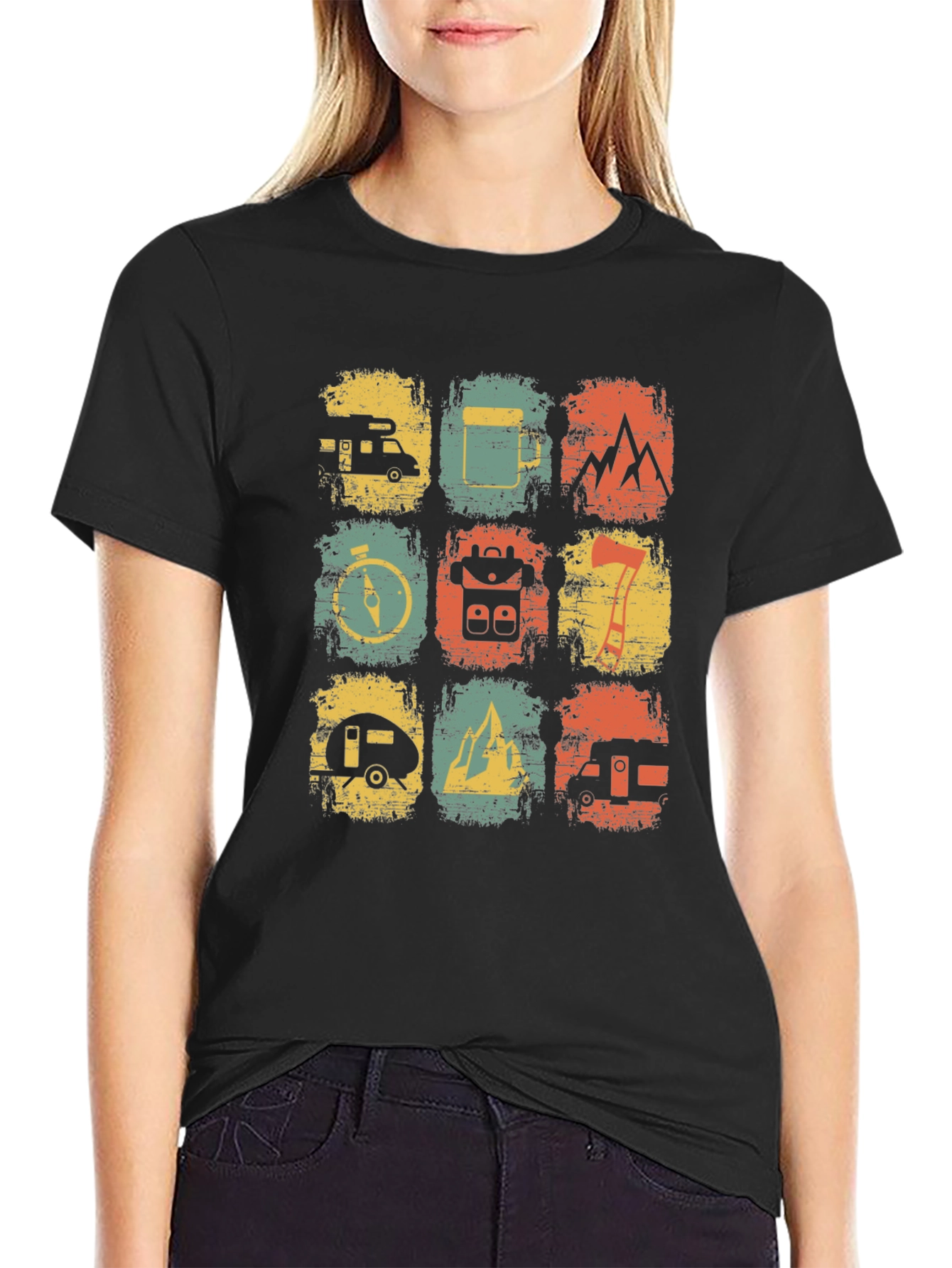 Retro Camping Adventure T-Shirt