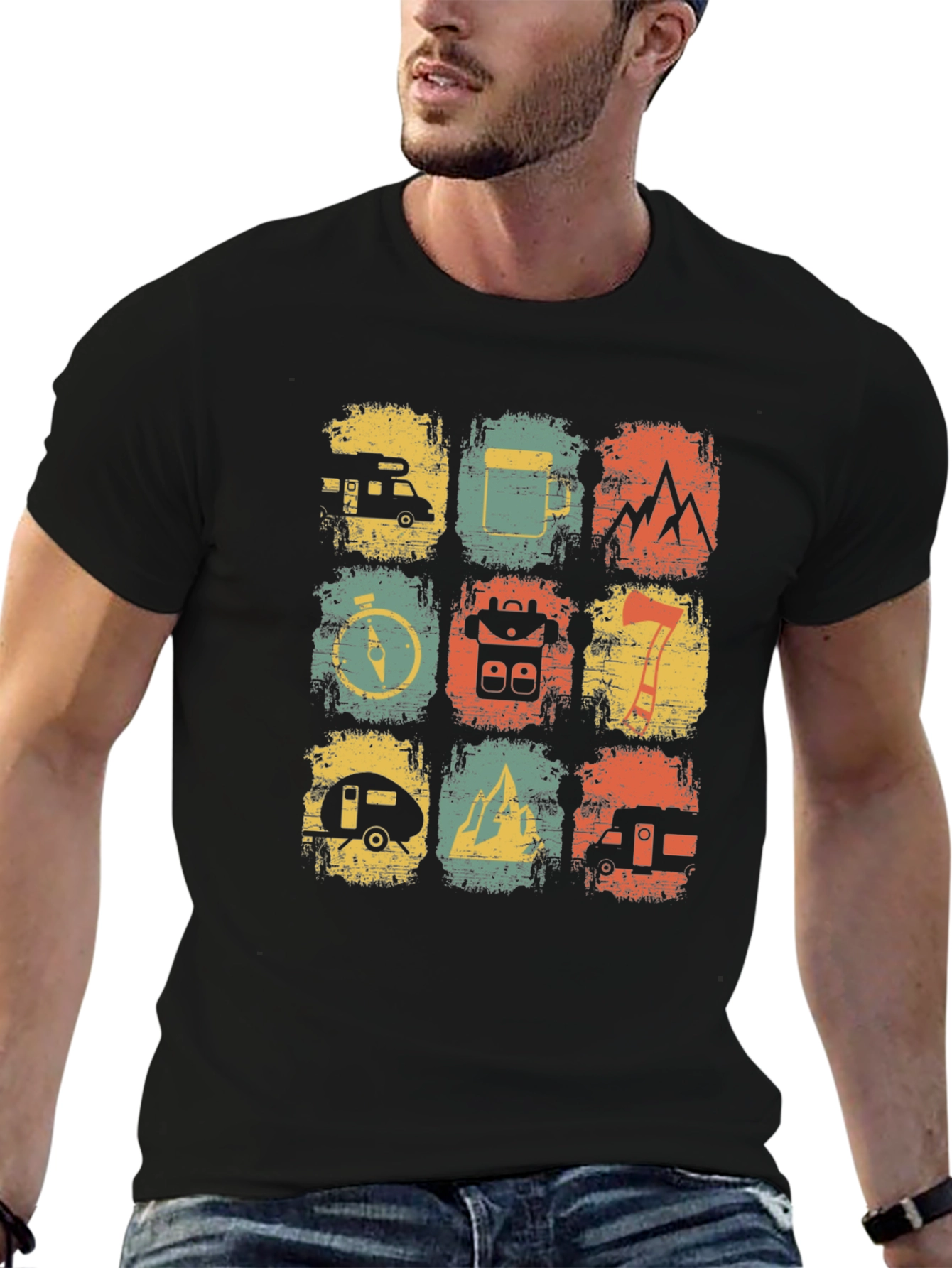 Retro Camping Adventure T-Shirt