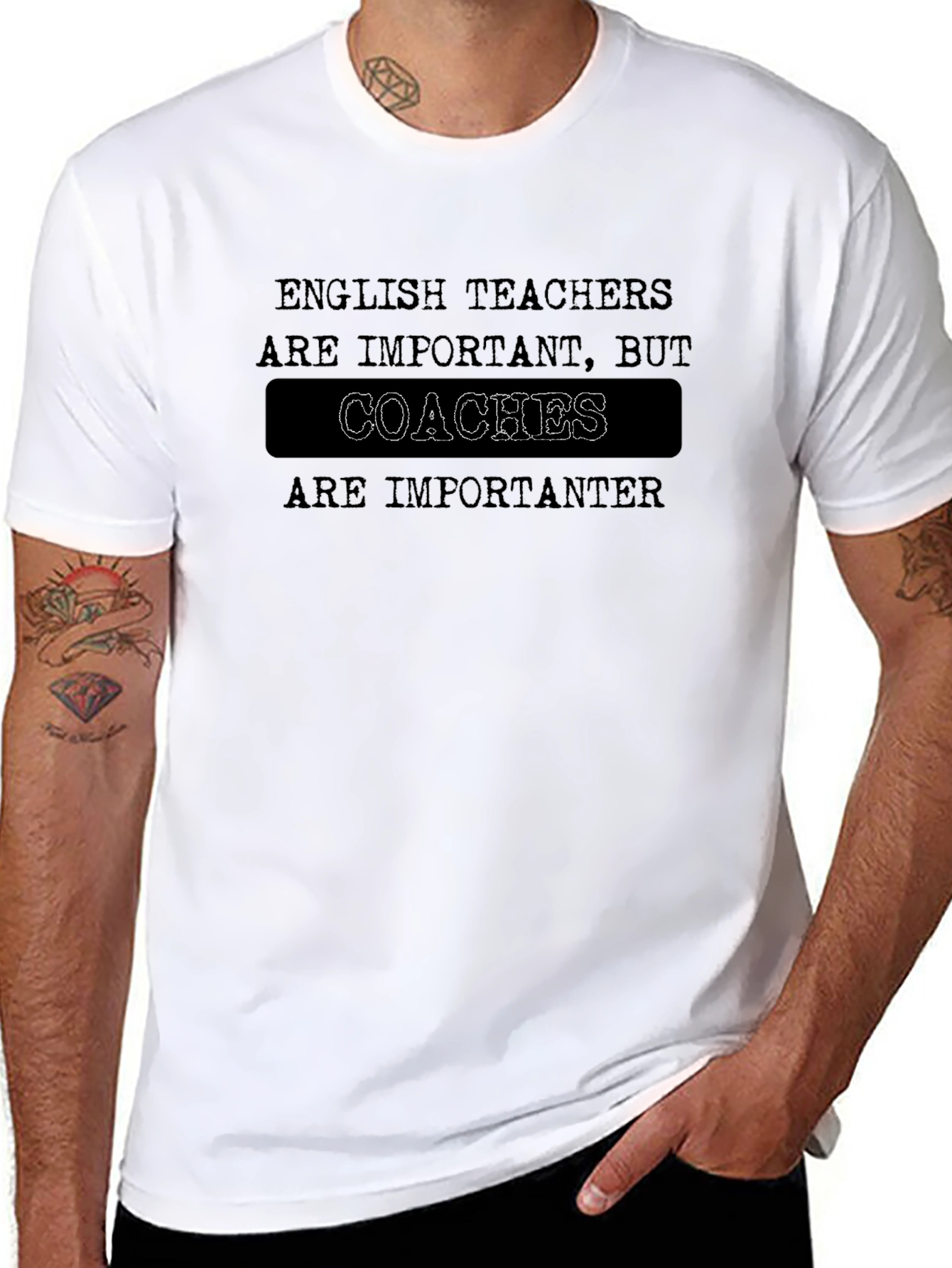 Coaches are Importanter Funny Graphic Tee
