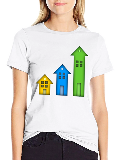 Colorful Growth House T-Shirt