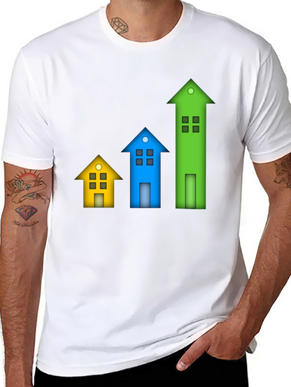 Colorful Growth House T-Shirt