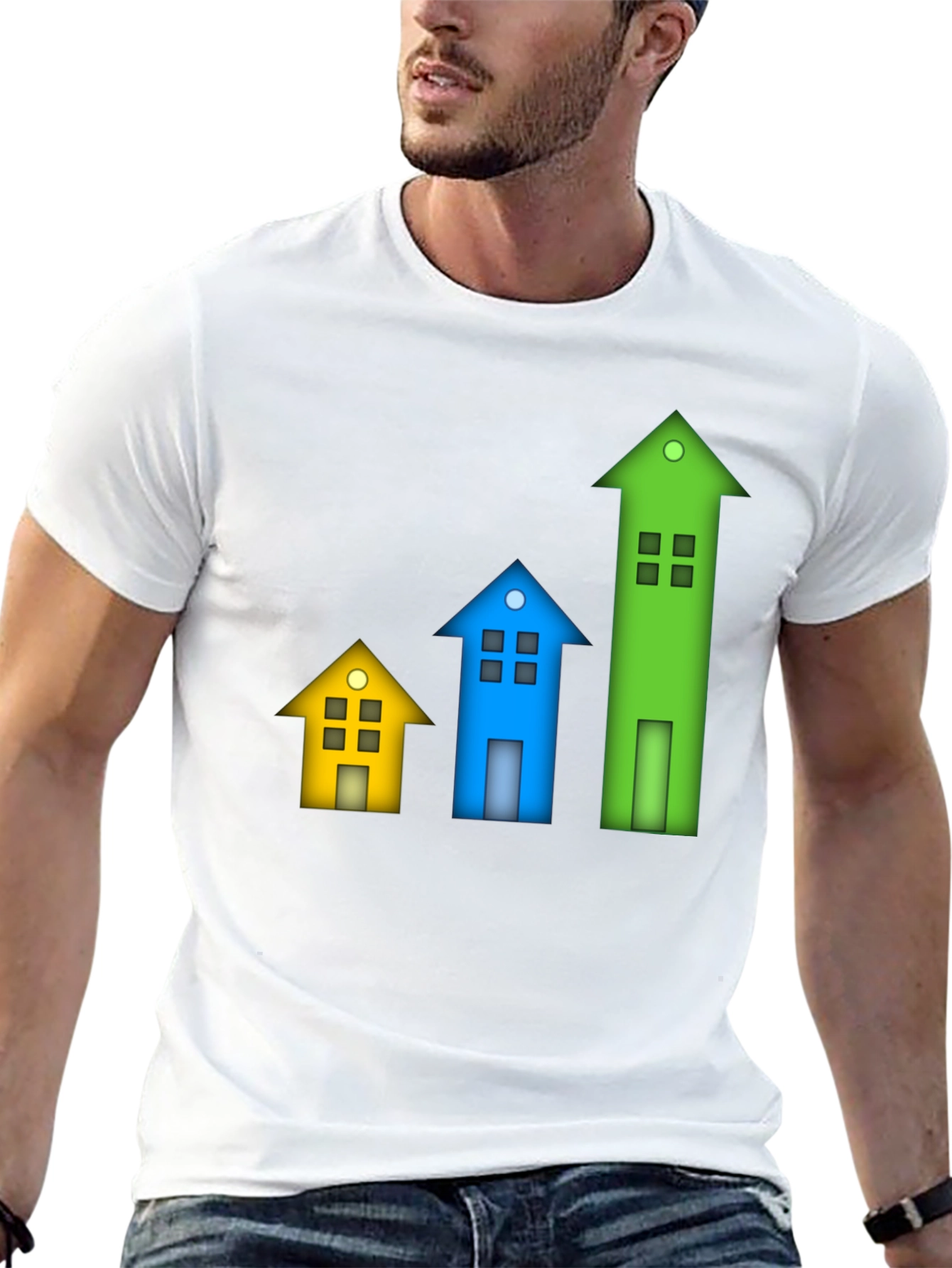 Colorful Growth House T-Shirt