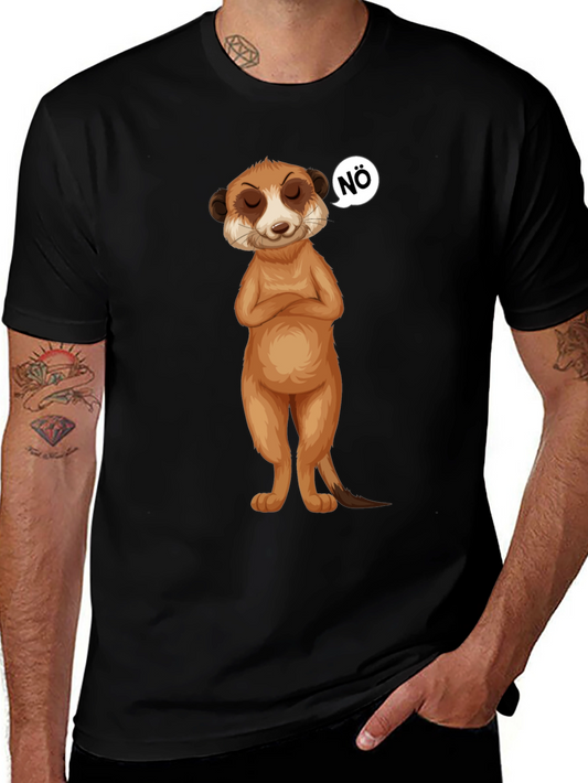 Funny Meerkat Nö T-Shirt - Sarcastic Nope Tee