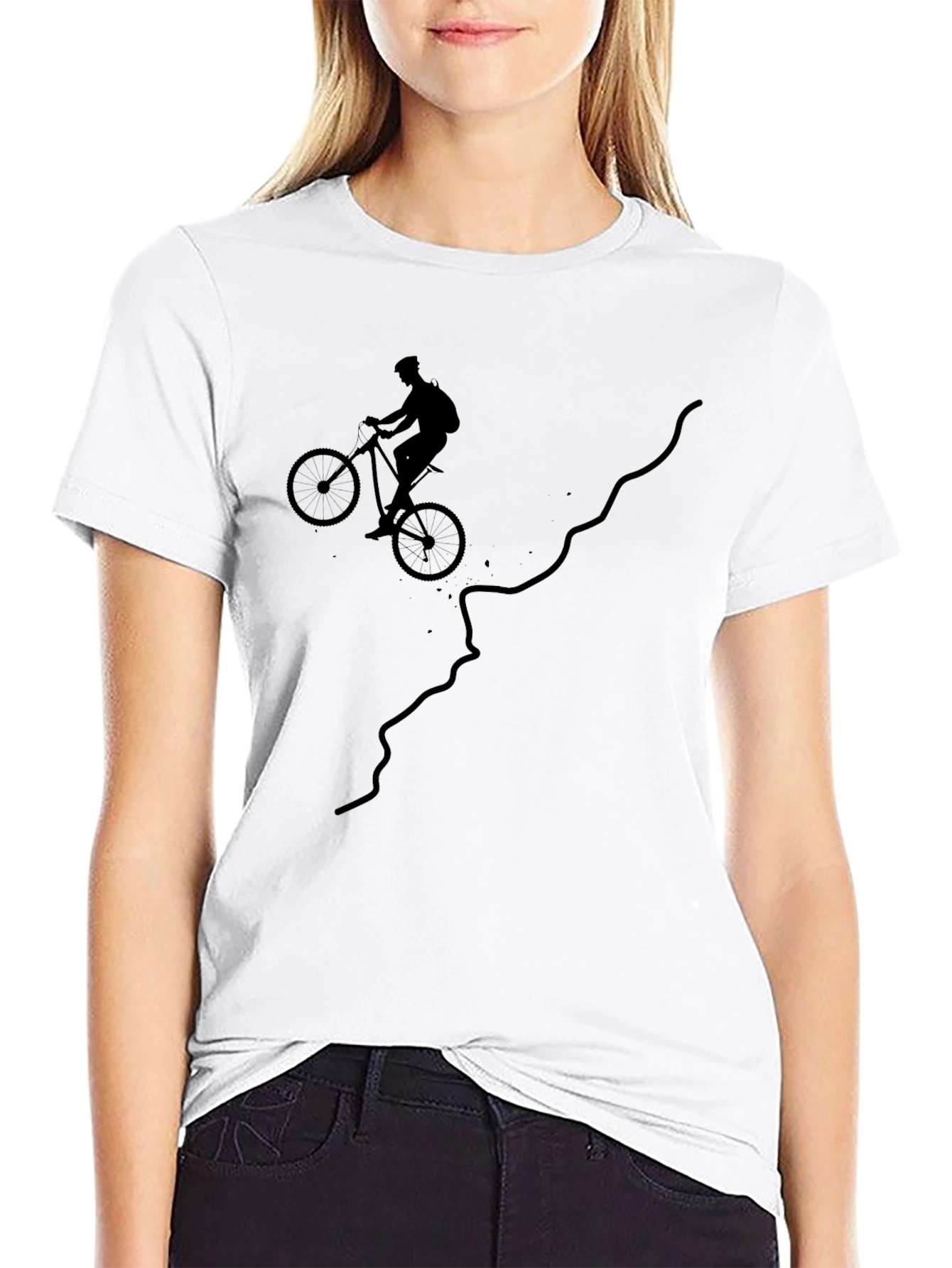 Mountain Biking T-Shirt - Ride the Trail