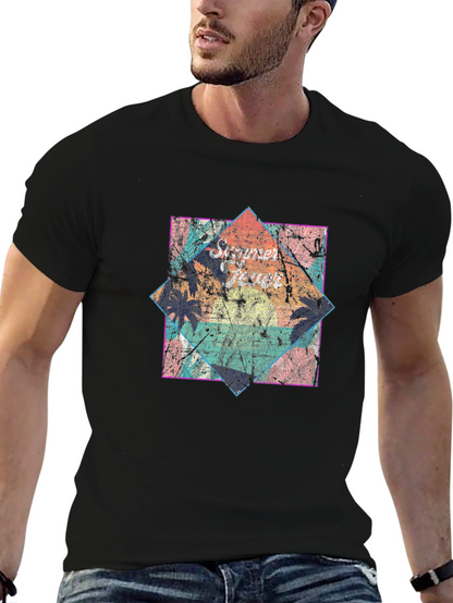Retro Sunset Beach T-Shirt