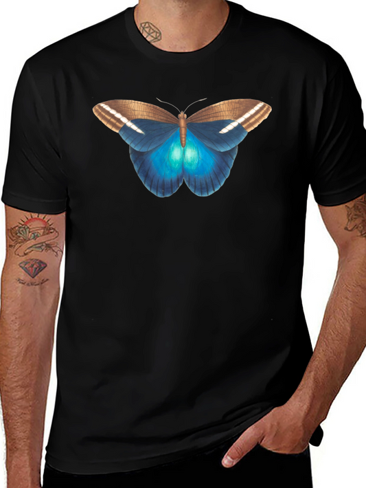 Butterfly Graphic Tee - Stylish Black T-Shirt