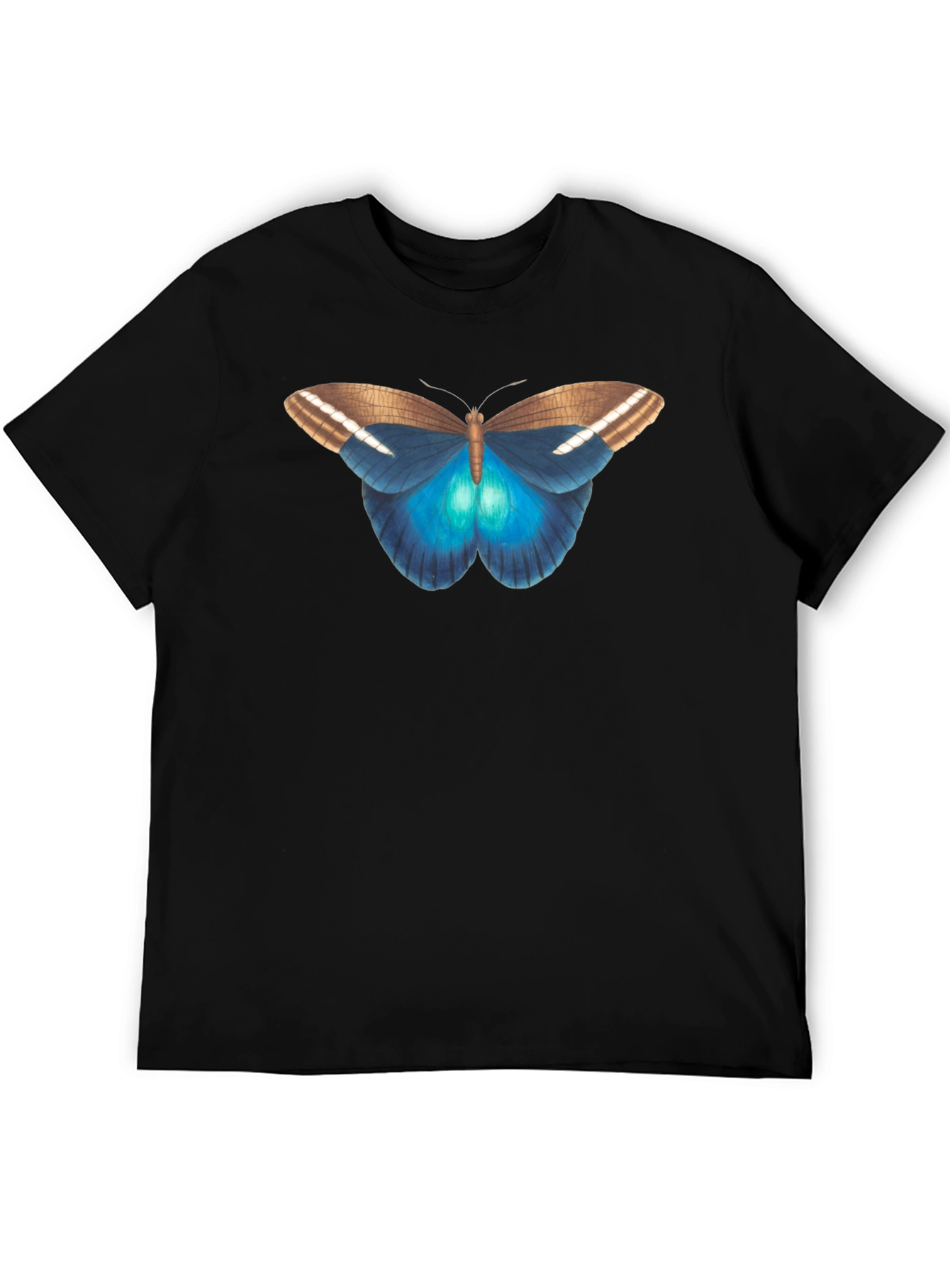 Butterfly Graphic Tee - Stylish Black T-Shirt