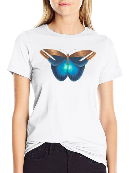 Butterfly Graphic Tee - Stylish Black T-Shirt
