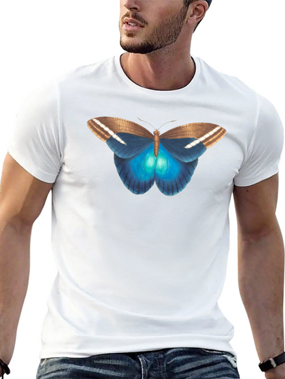 Butterfly Graphic Tee - Stylish Black T-Shirt