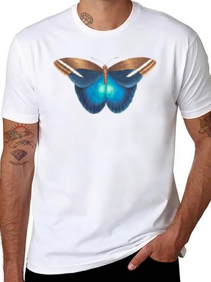 Butterfly Graphic Tee - Stylish Black T-Shirt