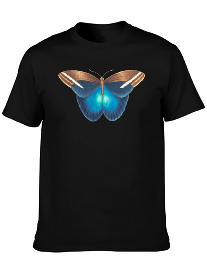 Butterfly Graphic Tee - Stylish Black T-Shirt