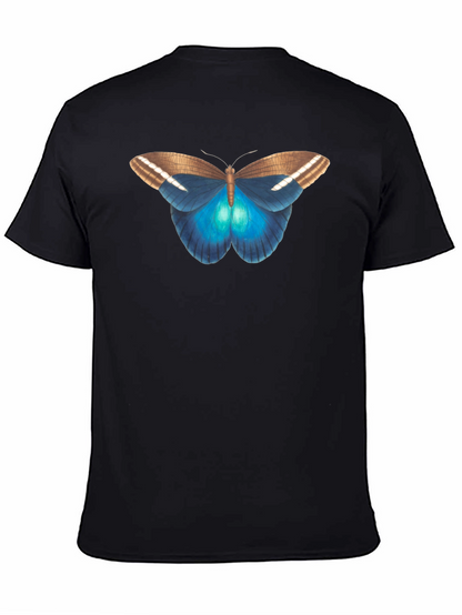 Butterfly Graphic Tee - Stylish Black T-Shirt