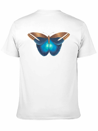 Butterfly Graphic Tee - Stylish Black T-Shirt
