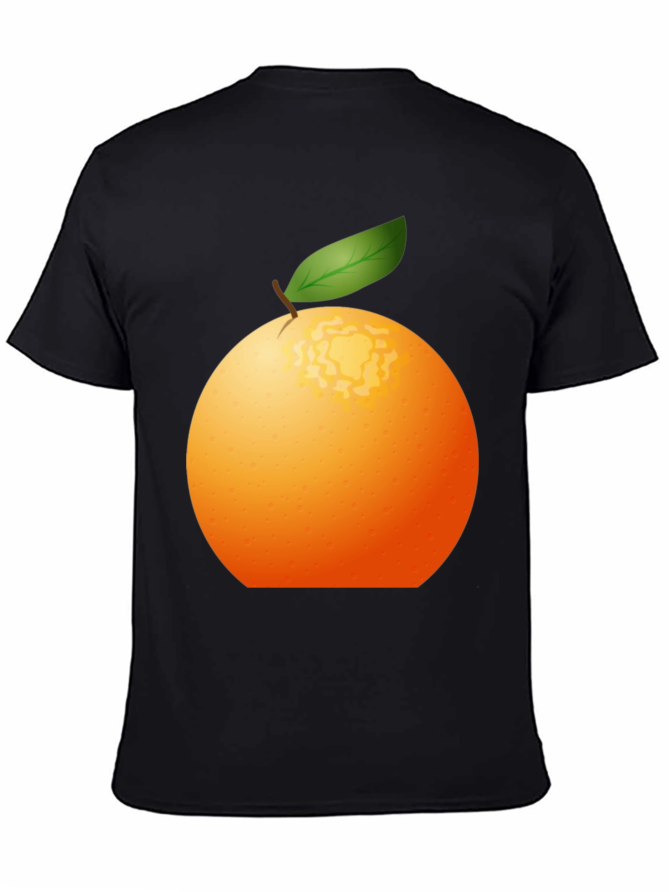 Orange Graphic Tee - Fresh Fruit Design