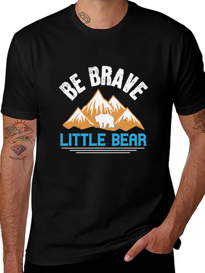 Be Brave Little Bear Graphic T-Shirt