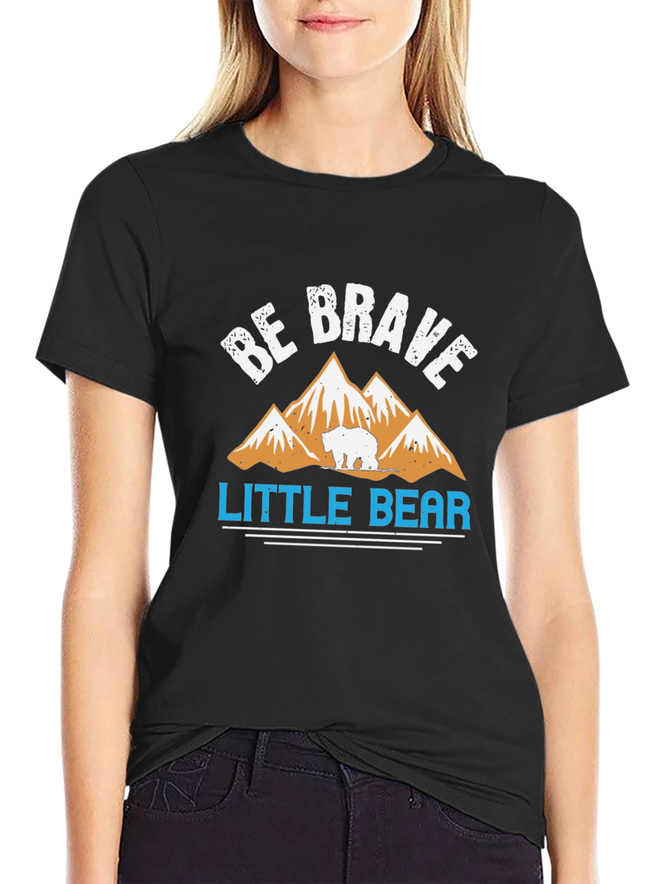 Be Brave Little Bear Graphic T-Shirt
