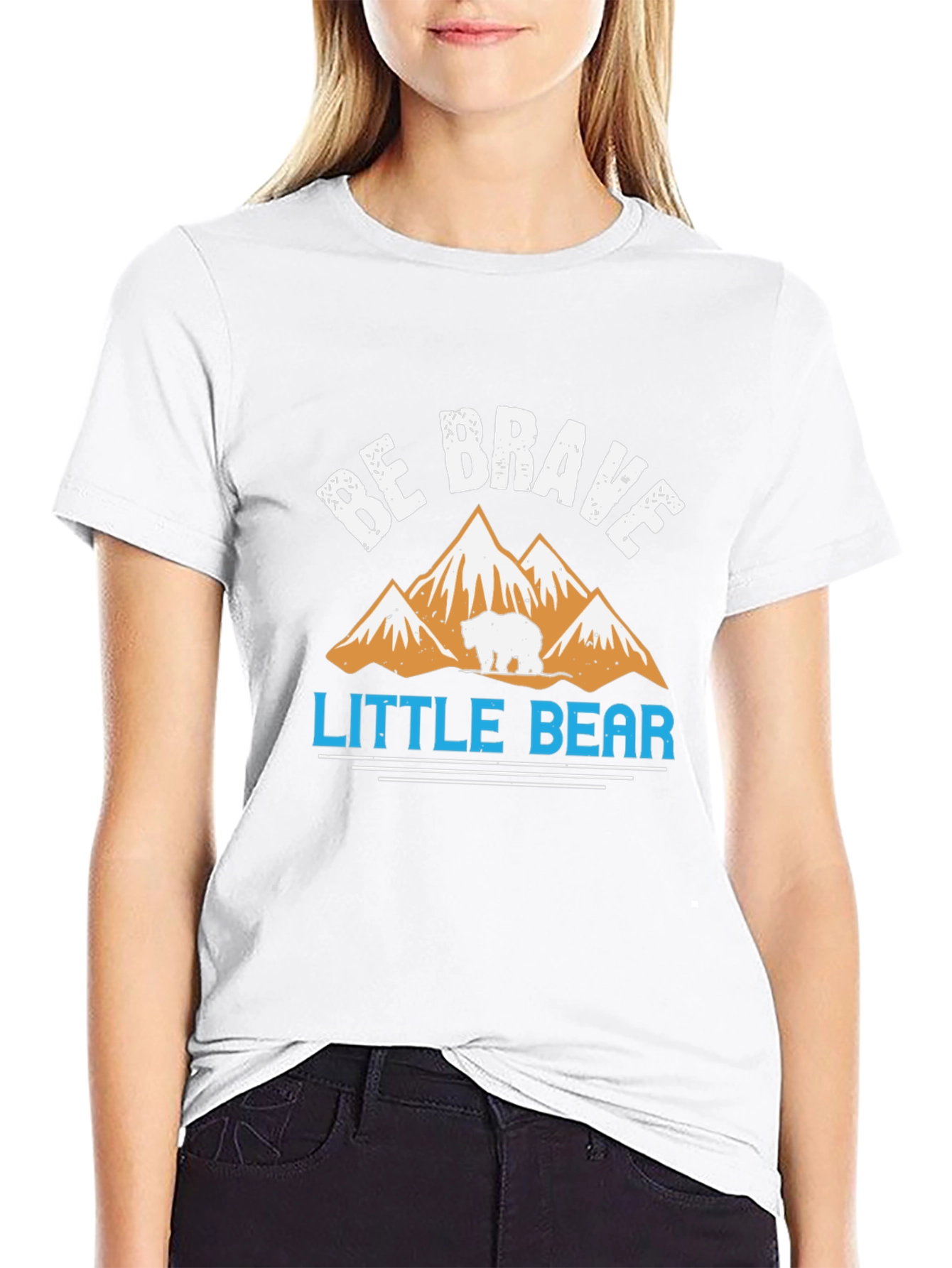 Be Brave Little Bear Graphic T-Shirt