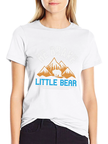 Be Brave Little Bear Graphic T-Shirt