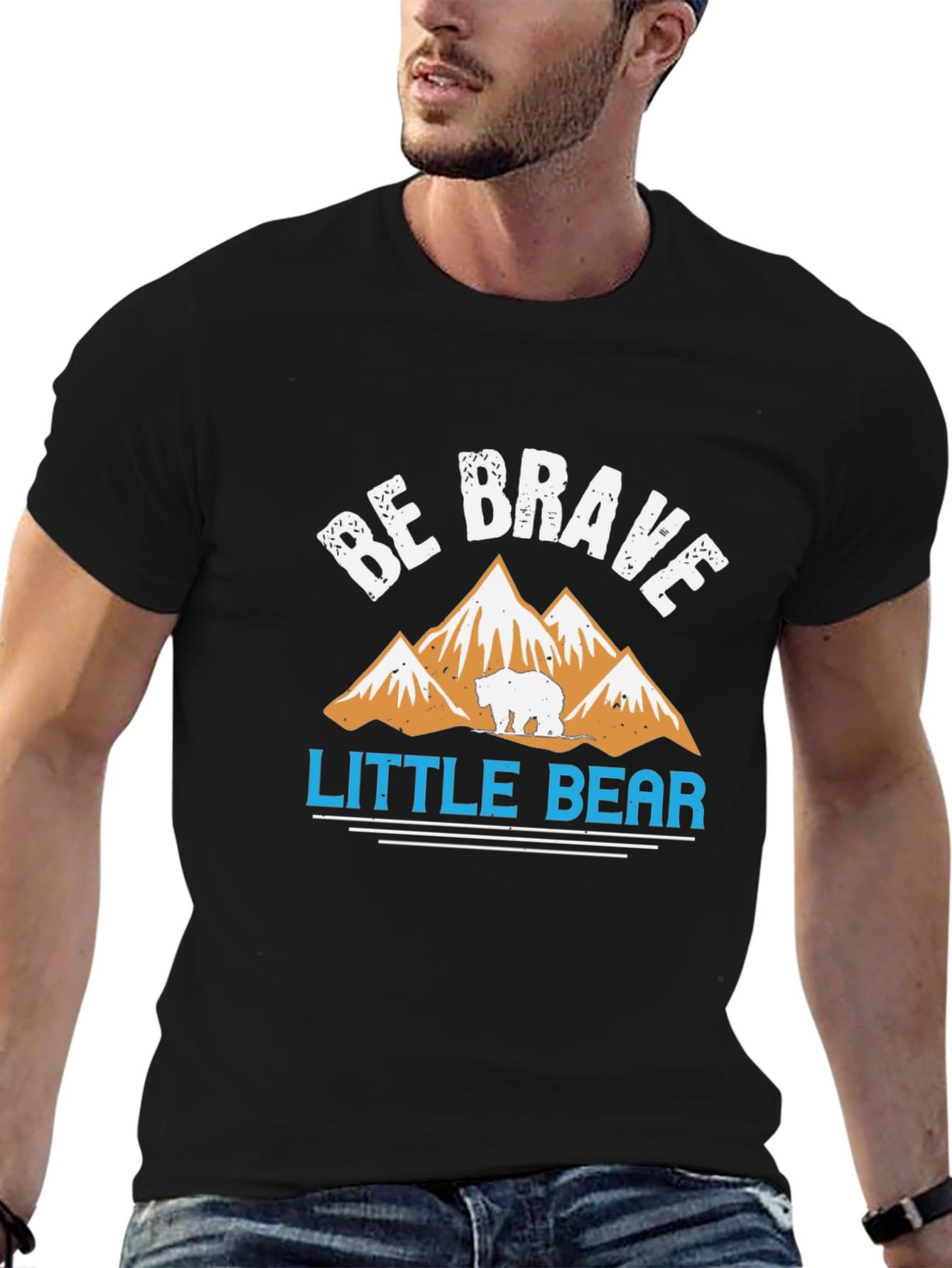 Be Brave Little Bear Graphic T-Shirt