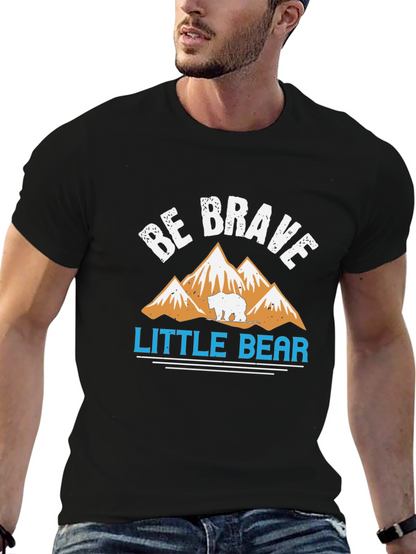 Be Brave Little Bear Graphic T-Shirt