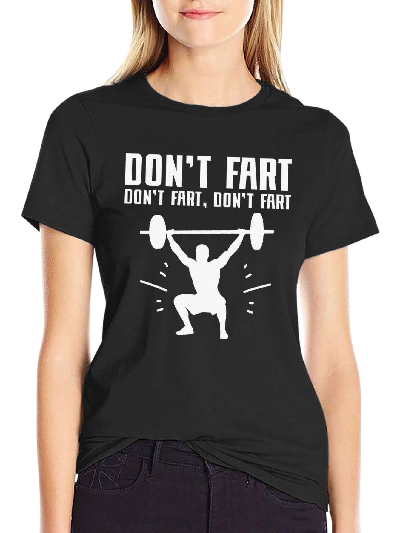 Dont Fart Gym T-Shirt Funny Workout Tee