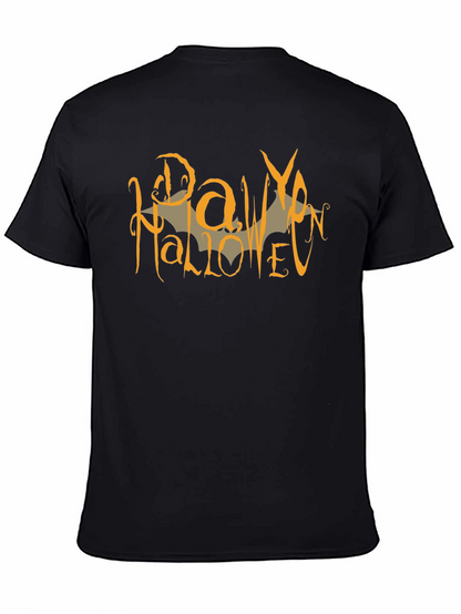 Raw Halloween Graphic Tee - Mens Black Cotton Shirt