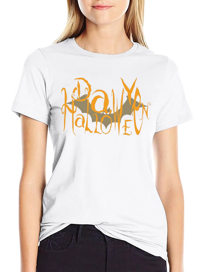 Raw Halloween Graphic Tee - Mens Black Cotton Shirt