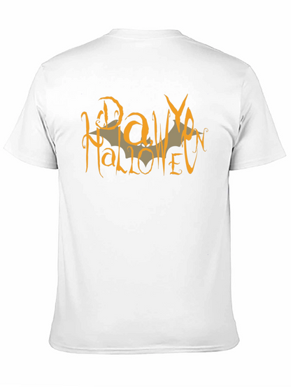 Raw Halloween Graphic Tee - Mens Black Cotton Shirt