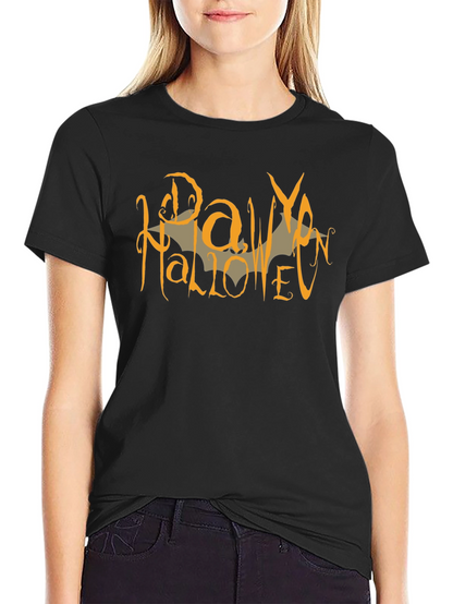 Raw Halloween Graphic Tee - Mens Black Cotton Shirt