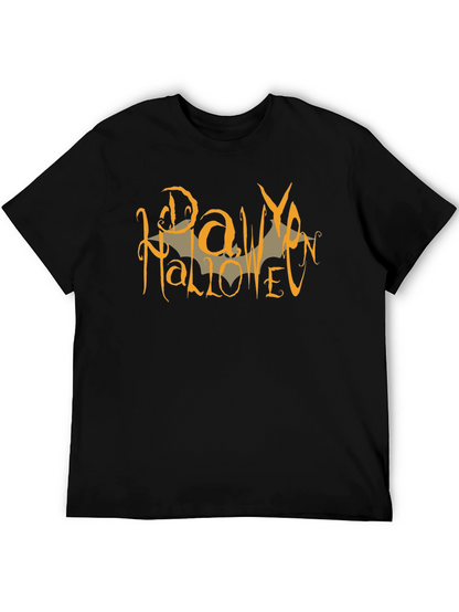Raw Halloween Graphic Tee - Mens Black Cotton Shirt