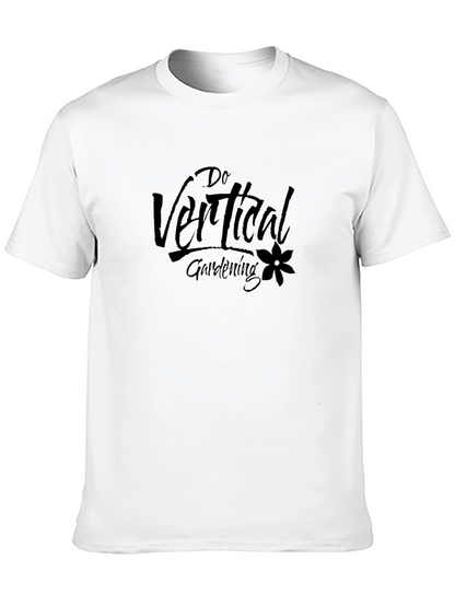 Do Vertical Gardening Black Graphic T-Shirt
