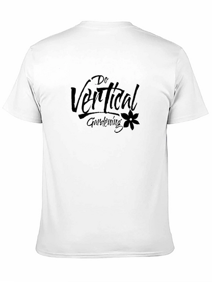 Do Vertical Gardening Black Graphic T-Shirt