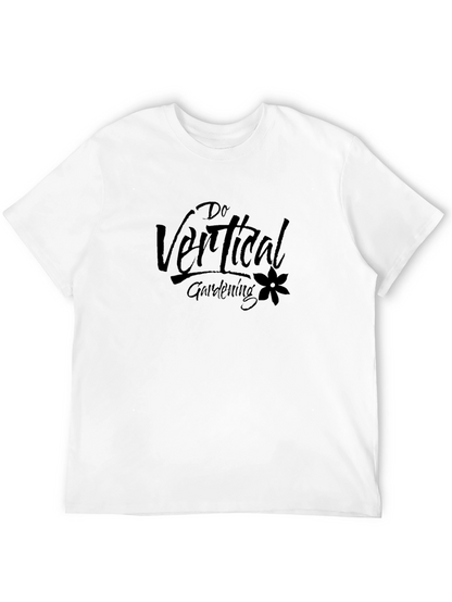 Do Vertical Gardening Black Graphic T-Shirt