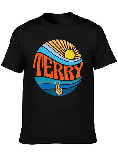 Terry Retro T-Shirt Groovy 70s Style