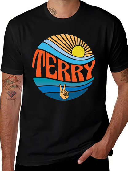 Terry Retro T-Shirt Groovy 70s Style