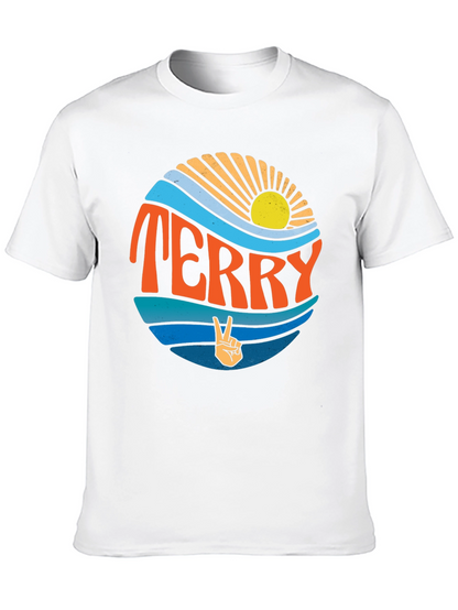 Terry Retro T-Shirt Groovy 70s Style