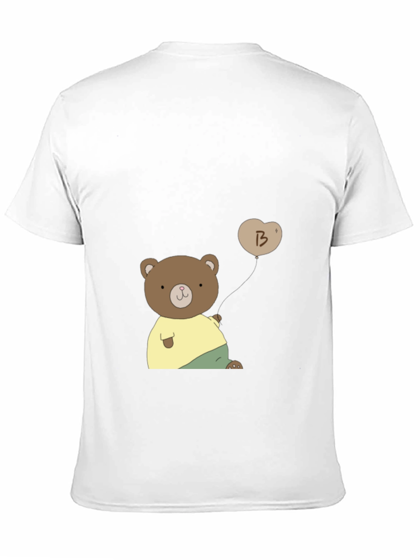 Cute Bear with Balloon Graphic Tee