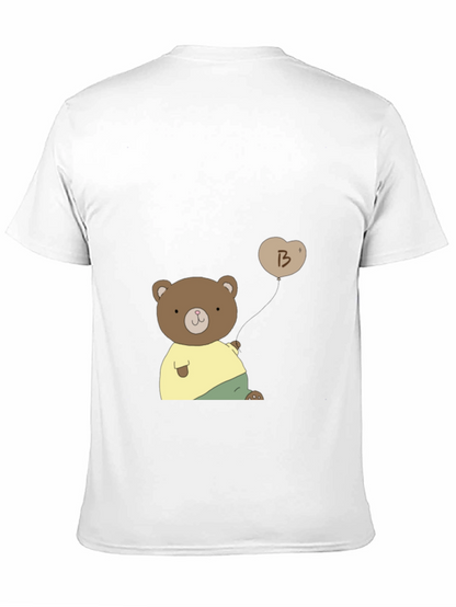 Cute Bear with Balloon Graphic Tee