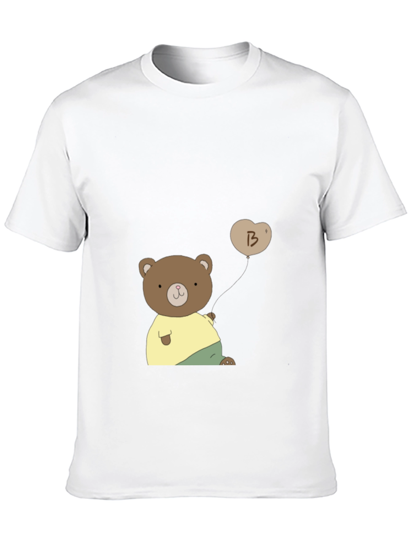 Cute Bear with Balloon Graphic Tee